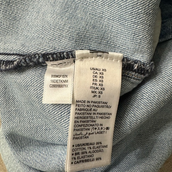 The Drop Women's Blue Denim Mini Skirt - Picture 4 of 5